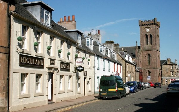 Internal view of slimline secondary glazing fitted to a Victorian sash and case window in Deanston, Stirling.