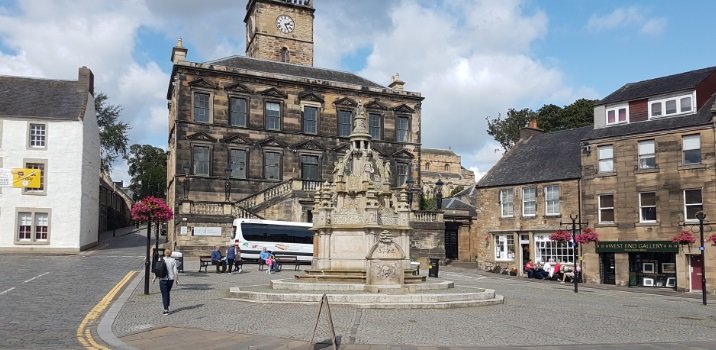 Slimline vertical sliding secondary glazing matching the original timber frames of a West Lothian heritage property.