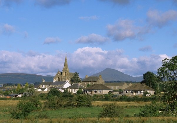Slimline vertical sliding secondary glazing matching the original meeting rails of a historic Stirlingshire sash window
